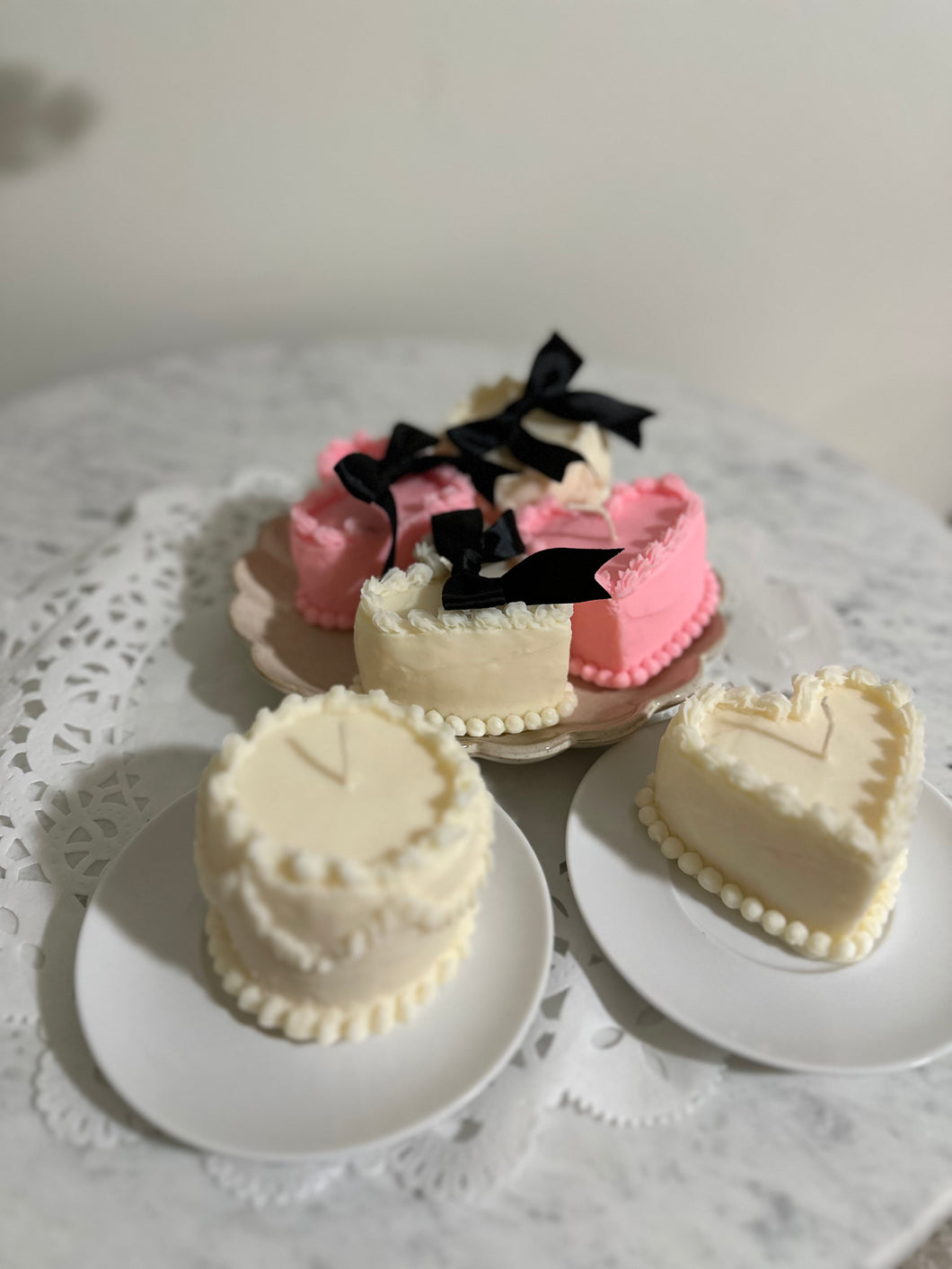 Coquette Heart Cake