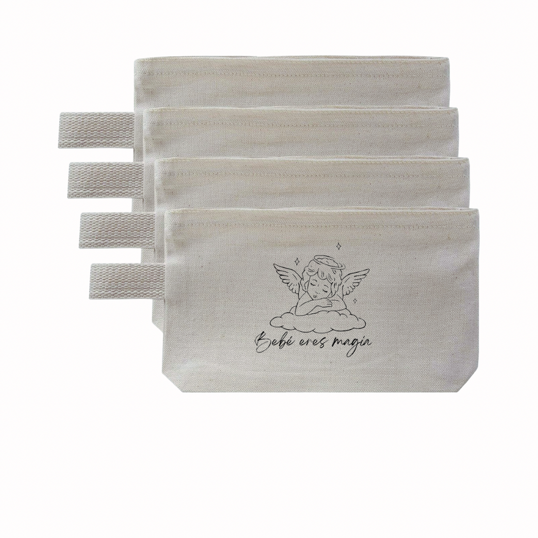 Canvas makeup bag