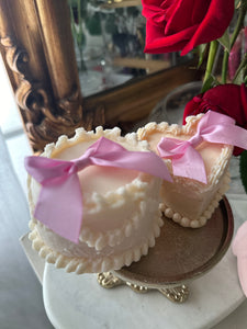 Coquette Heart Cake